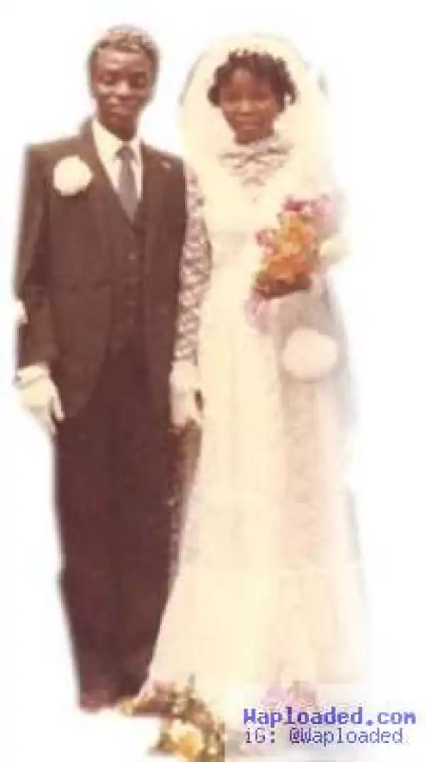 Check out the wedding photo of Bishop Oyedepo and wife Faith